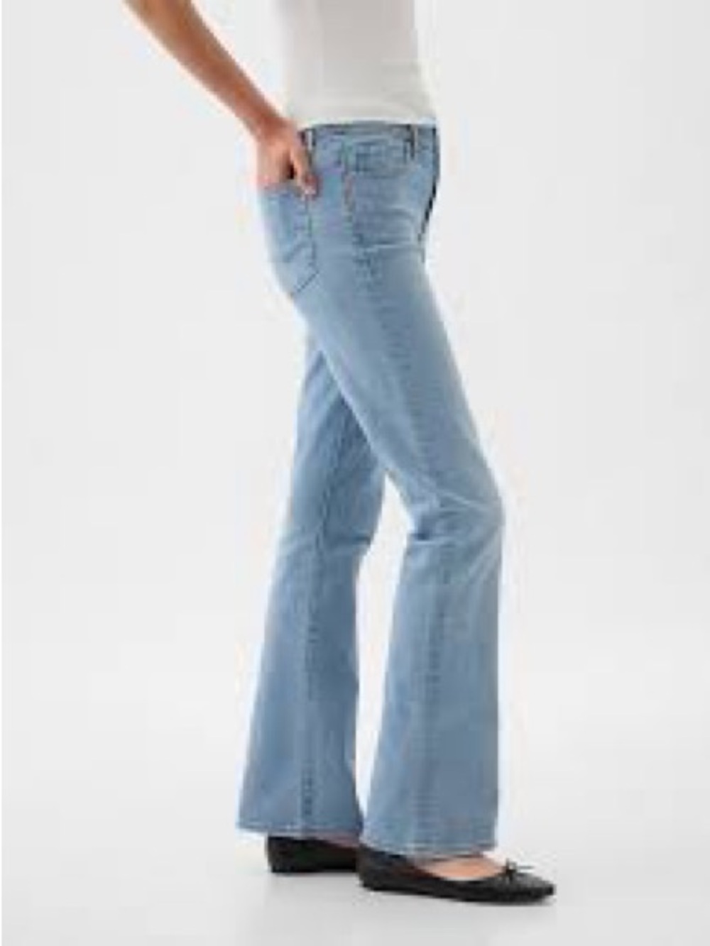 GAP Light Blue Baby Boot Women's Flare Jeans Size 25